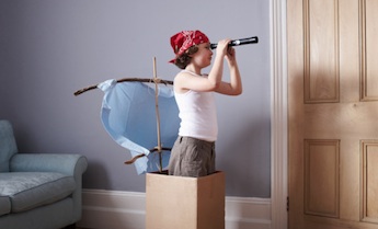 boy dressed as pirate